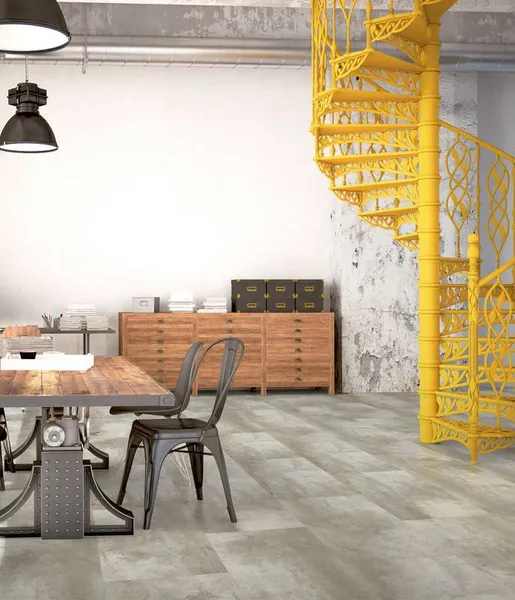Project Floors Tile Trends TR 733 kamień jasnoszary płytka 91,4×45,7 klejona LVT 0,55 mm