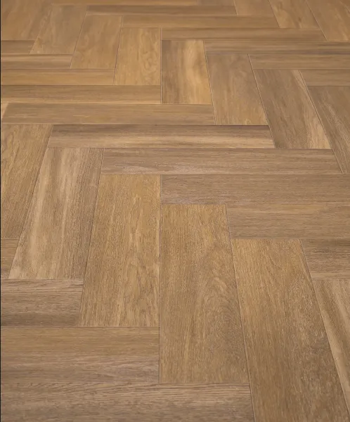 Invictus Toffee 45 Jodełka - Parquet Dryback LVT - New England Oak