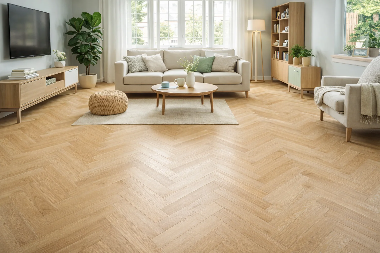 Whistler klasyczna jodełka SPC we wnętrzu