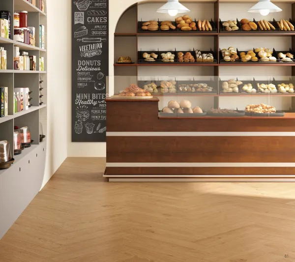 Invictus Classic 33 Jodełka - Parquet Dryback LVT - Highland Oak