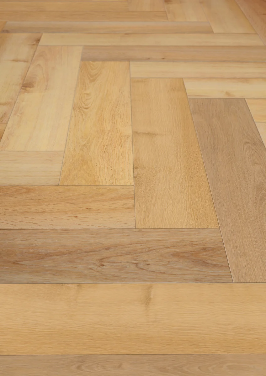 Invictus Maximus Highland Oak Classic 33 jodełka klejona Herringbone Dryback LVT panele winylowe
