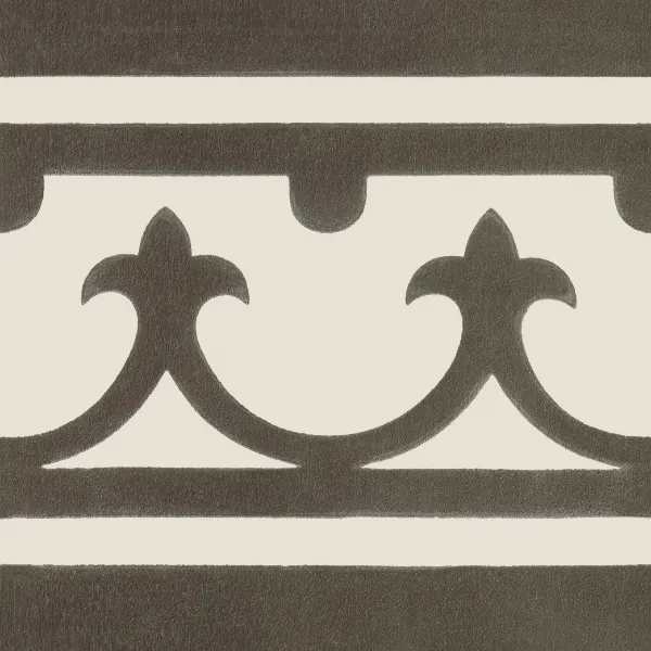 Invictus Maximus Victorian Treasure Charcoal 99 kafel klejony bordiura Stone Dryback Border LVT panele winylowe