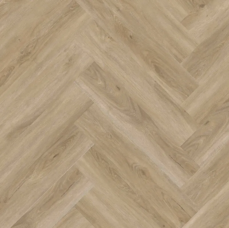 Invictus Champagne 31 - Herringbone Click 6mm - Divine Oak