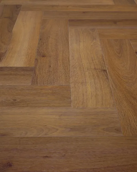 Invictus Highland Oak Chocolate 42 Jodełka Parquet Dryback LVT Maximus