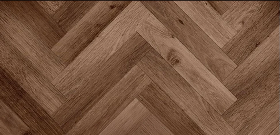 Invictus Chocolate 42 Jodełka - Highland Oak - Parquet Dryback LVT