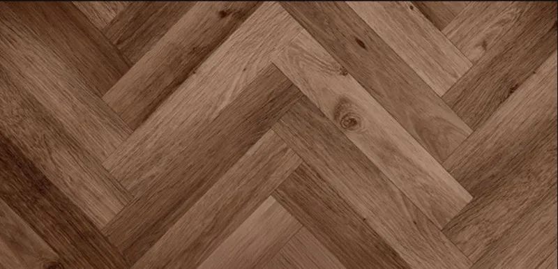 Invictus Chocolate 42 Jodełka - Highland Oak - Parquet Dryback LVT