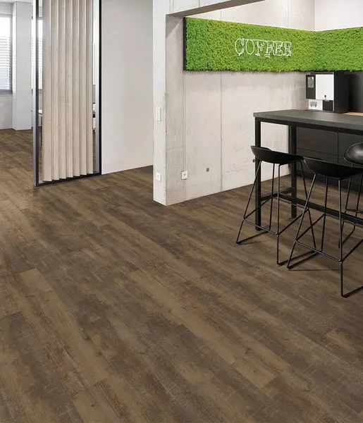 Project Floors floors@work PW 3881 drewno ciemnoszarobrązowe deska klejona LVT 0,55 mm
