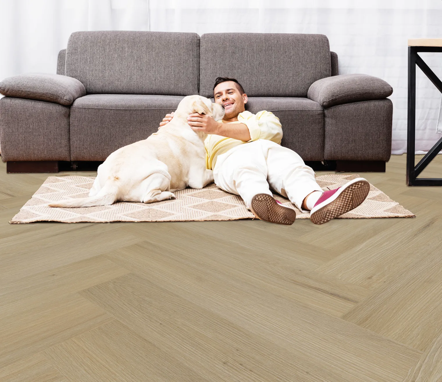 Bali klasyczna jodełka SPC we wnętrzu