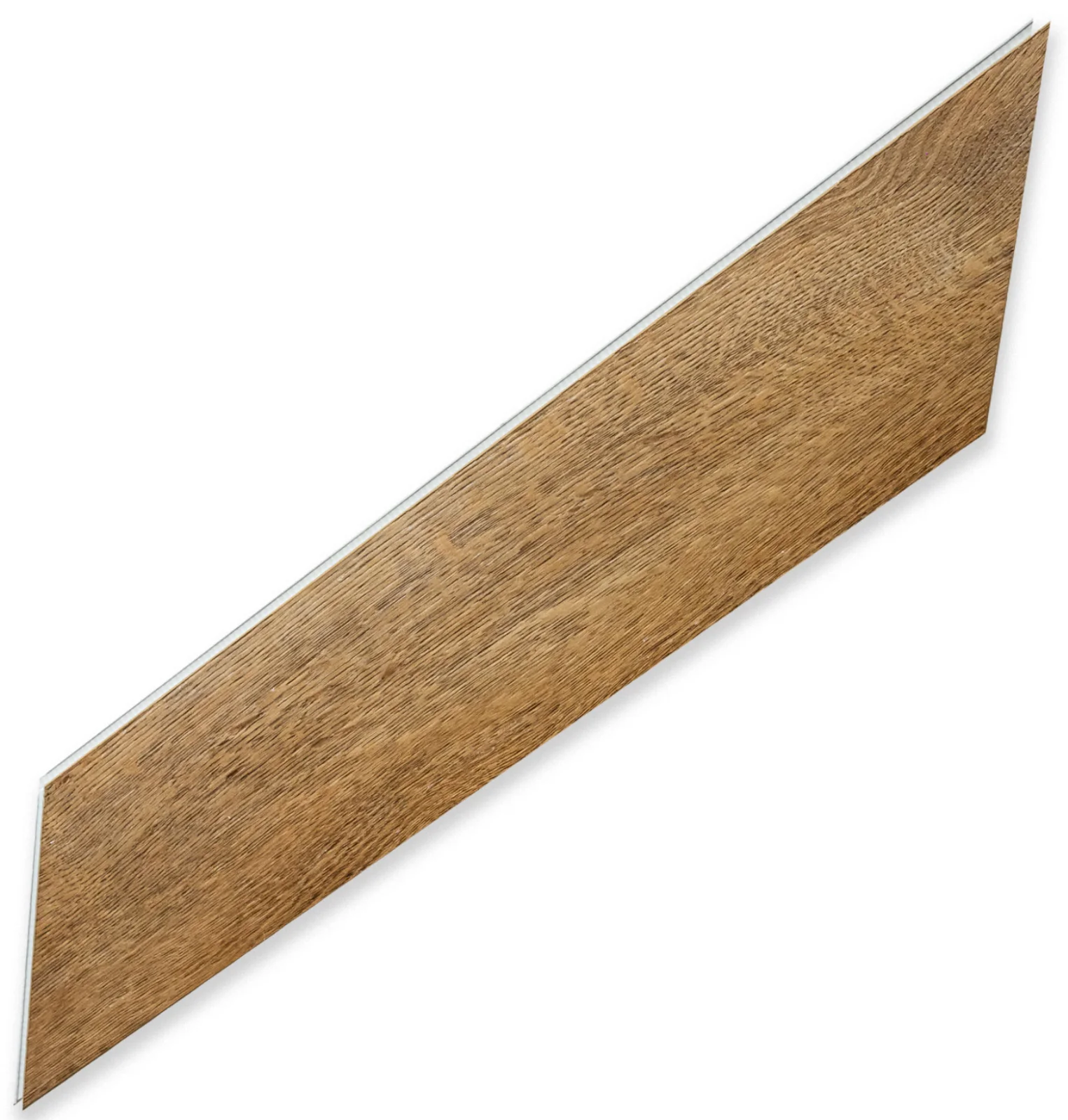 Korfu Chevron SPC — aranżacja z ciemnym dębem w układzie jodełki