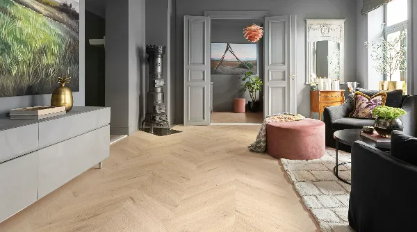 Multicontract Upland Oak Solen Chevron MG-003-CH – jodełka francuska klejona 2,5 mm