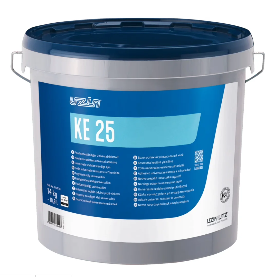 UZIN KE 25 klej szerokiego zastosowania LVT Jodełka angielska 14 kg
