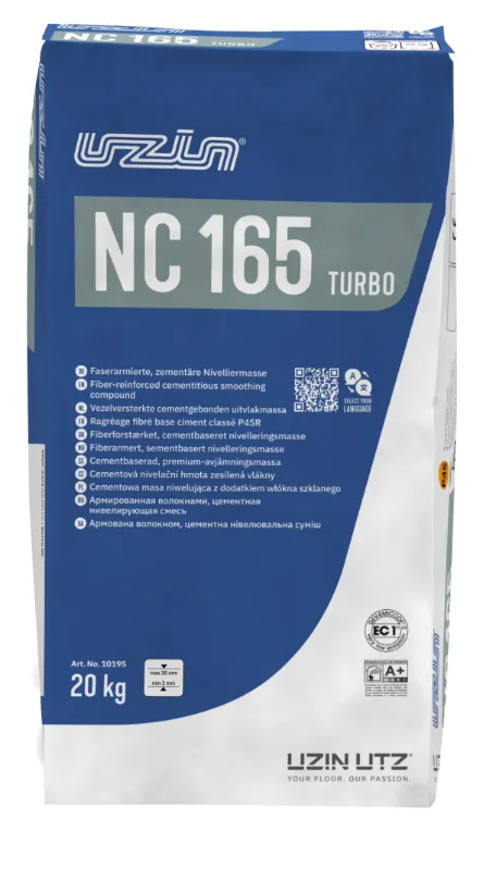 UZIN NC 165 Turbo szybka cementowa masa niwelująca pod podłogi drewniane 20 kg