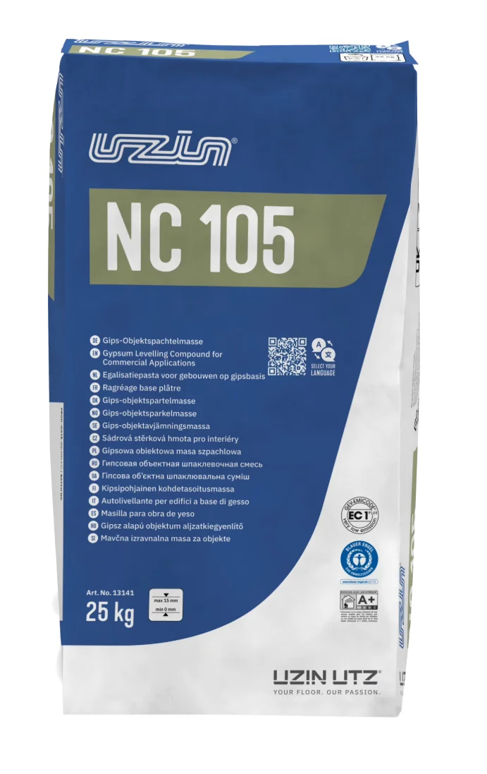UZIN NC 105 podstawowa anhydrytowa masa niwelująca 0–15 mm 25 kg