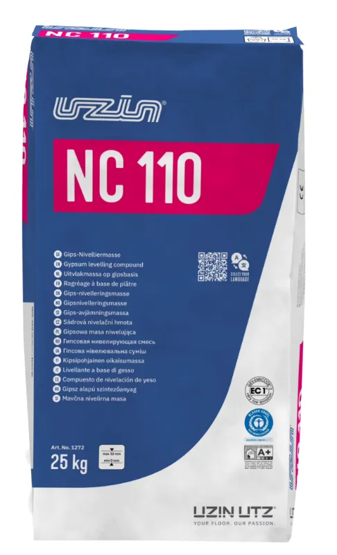 UZIN NC 110 wytrzymała anhydrytowa masa naprawcza 0–30 mm 25 kg