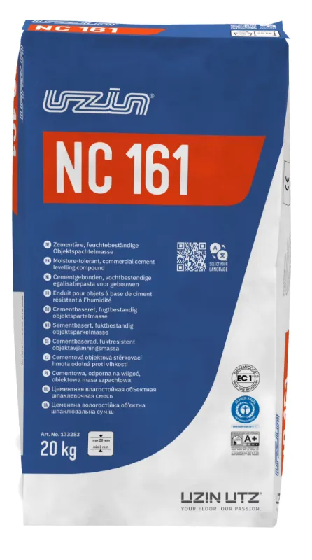 UZIN NC 161 cementowa masa wygładzająca odporna na wilgoć 3–20 mm 20 kg