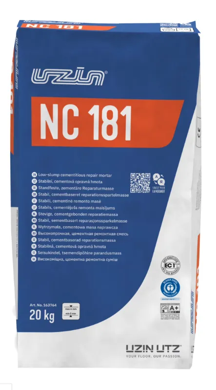 UZIN NC 181 wytrzymała drobnoziarnista masa naprawcza 20 kg